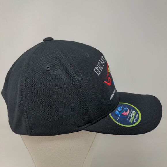 Port Authority Men's Strapback Hat Black OSFA Epic Fat Bike Team Logo - Picture 4 of 7